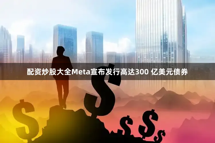配资炒股大全Meta宣布发行高达300 亿美元债券